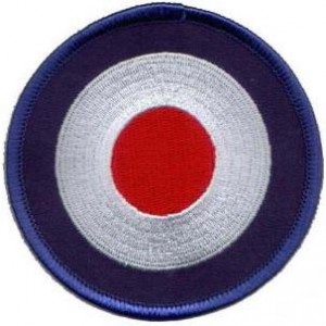 Patch ecusson cocarde MODS bleu blanc rouge