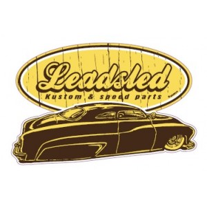 Sticker Bigdaddyjo Leadsled kustom & speed parts BIG7