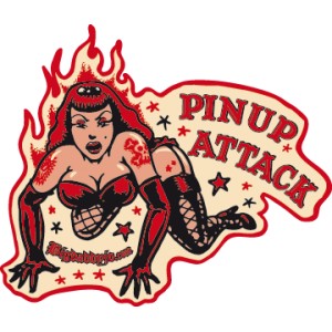 Sticker Bigdaddyjo pinup attack BIG13