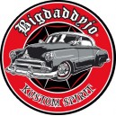 Sticker Bigdaddyjo Kustom spirit red circle chevy scalope BIG19