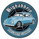 Sticker Bigdaddyjo Kustom spirit blue bug BIG23