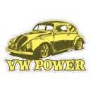 Sticker Bigdaddyjo vw power yellow bug BIG25