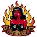 Sticker Bigdaddyjo pinup diablesse bad luck BIG27