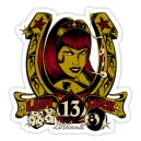 Sticker pin up lady luck 13 d.Vicente 7