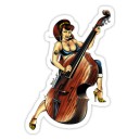 Sticker pin up sexy rock'n'roll d.Vicente 9