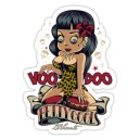Sticker pin up betty cool voodoo d.Vicente 17