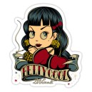 Sticker pin up betty cool cherry d.Vicente 18