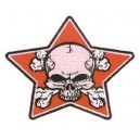 Patch t&ecirc;te de mort &eacute;toile