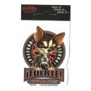 Sticker fuerte auto alarms dog chiwawa AD615