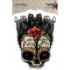 Sticker Skull love JA591