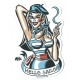 oldschool tattoo Sticker JA421