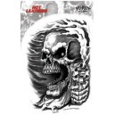 Sticker Skull hot leathers assassin gun JA200