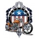 Sticker américan chopper AD555