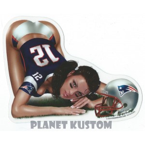 Sticker Pin Up football américain old pinup 27