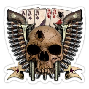 oldschool tattoo Sticker JA421