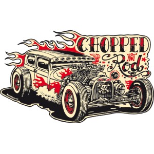 Sticker Bigdaddyjo Shopped hot Rod petit BIG29