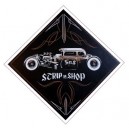 Sticker Strip'n'Shop rat rod anne-lise paint job SNS rod