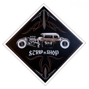 Sticker Strip'n'Shop rat rod anne-lise paint job SNS rod