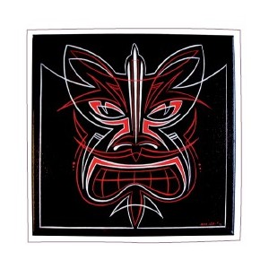 Sticker Strip'n'Shop pinstriping tiki anne-lise paint job SNS pinstrip