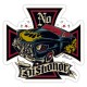 Sticker kustom no dishonor iron cross d.Vicente 36