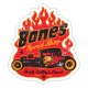 Sticker bones speed shop skull death valley's finest rod 2
