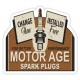 Sticker motor age spark plugs for better performance racing 3