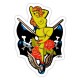 oldschool tattoo Sticker JA421