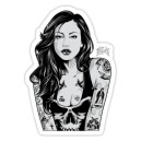 Sticker sexy tattooed girl NB old pin up 31 