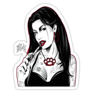 oldschool tattoo Sticker Aufkleber JA421