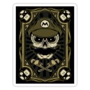 Sticker champis zombies vs super mario skull 7