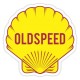 Sticker shell oldspeed motor oil racing 8
