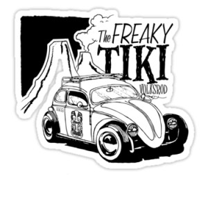 Sticker freaky tiki volksrod vw4