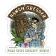 Sticker hula ups craking waves hawaii greaser tiki 3