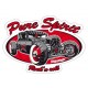 Sticker Bigdaddyjo pure spirit rat rod rocknroll BIG33